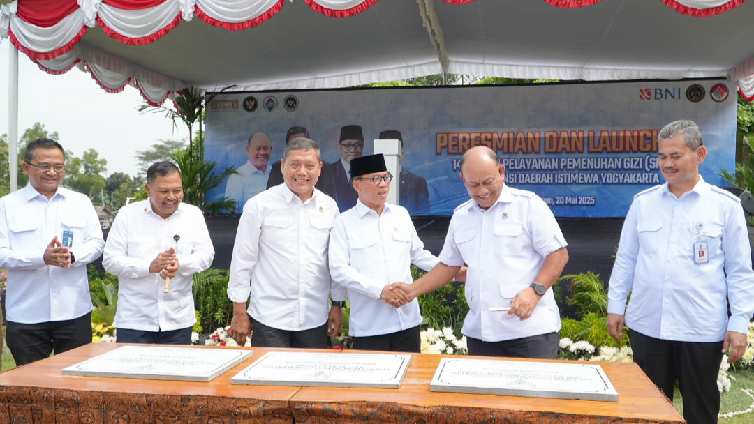 BGN Sabang Bersama Kemendes PDT Launching 14 SPPG Di Provinsi Daerah Istimewa Yogyakarta