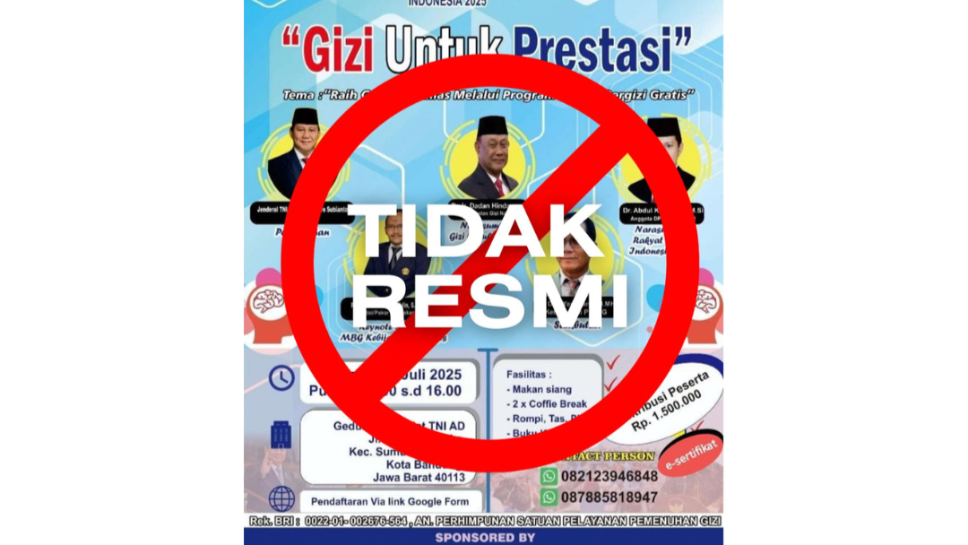 BGN Sabang Tegaskan Kegiatan Deklarasi dan Seminar PSPPG di Bandung Bukan Kegiatan Resmi